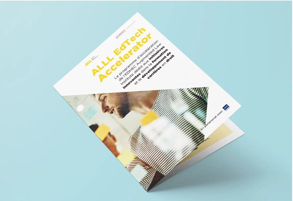 Brochure Alll EdTech Accelerator pliée