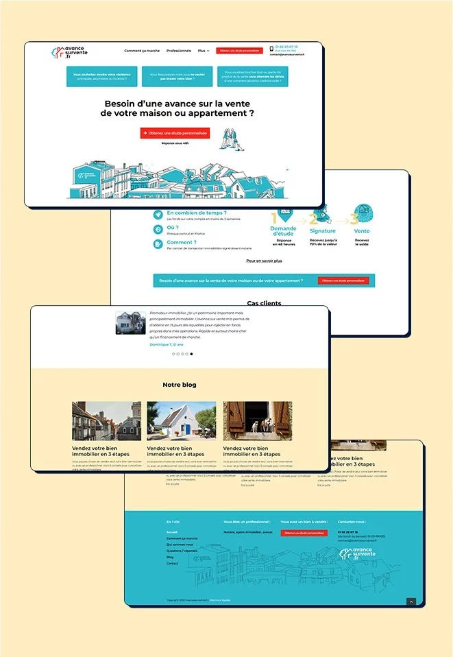 Avancesurvente.fr Site Internet