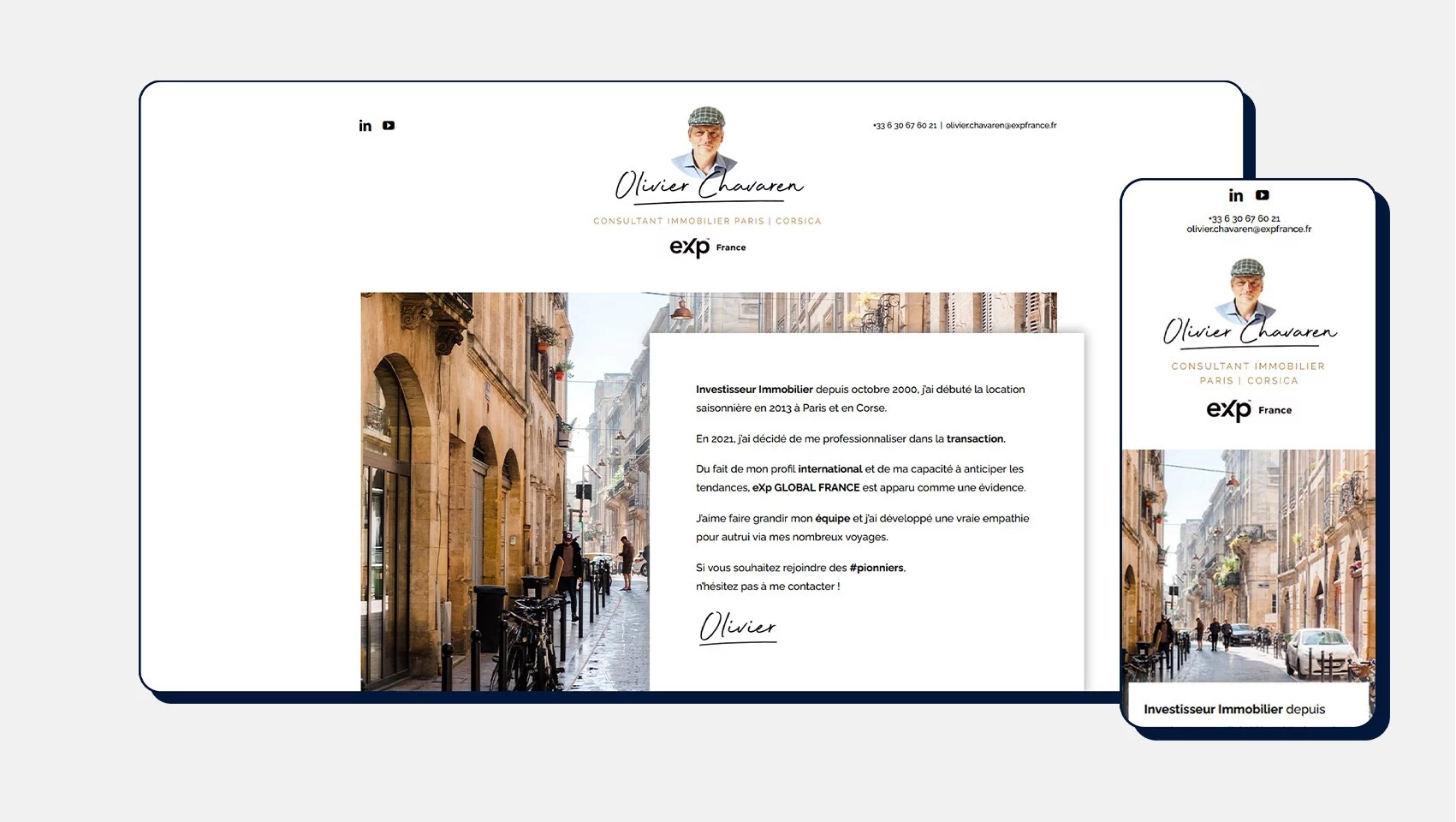 Olivier Chavaren Site Internet