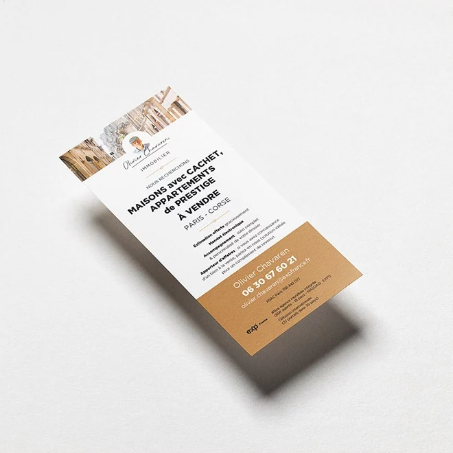 Identité visuelle Olivier Chavaren Immobilier