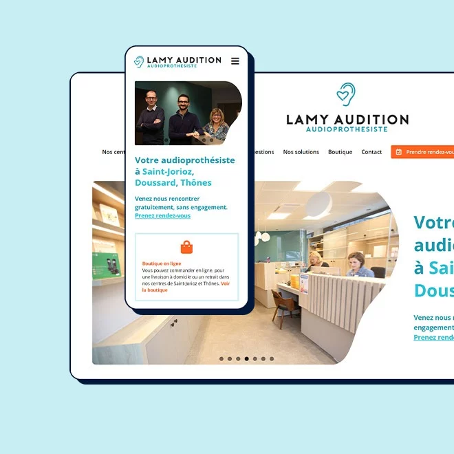 Site Internet Lamy Audition