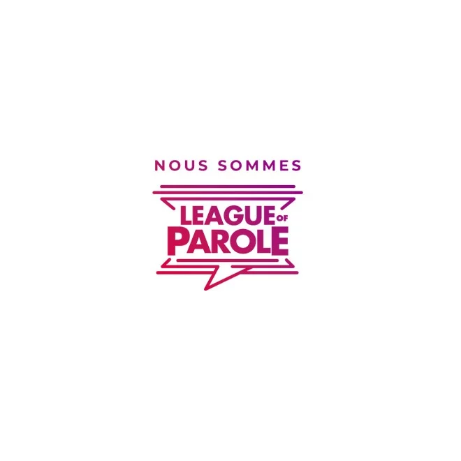 Identité visuelle League of Parole logo fond blanc