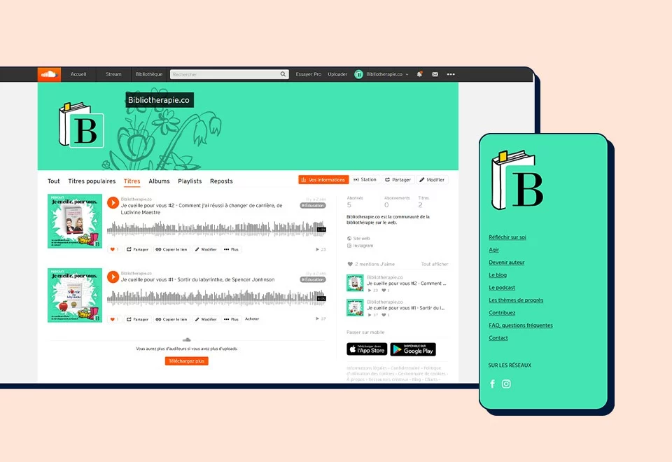 Site Internet Bibliotherapie.co