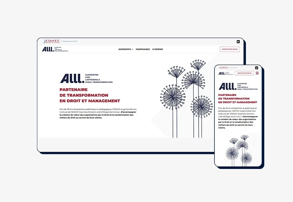 Alll mockup site web desktop et mobile